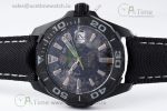 Aquaracer Calibre 5 PVD 41mm TARF 1:1 Best Edition Carbon/RG Dial on Black Nylon Strap SW200 - Image 6