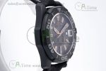Aquaracer Calibre 5 PVD 41mm TARF 1:1 Best Edition Carbon/RG Dial on Black Nylon Strap SW200 - Image 2