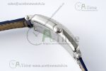 Long Island Ladies SS Diamonds Bezel APSF 1:1 Best Edition Pink MOP Dial on Blue Leather Strap Jap Quartz - Image 9