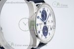 Portuguese Chrono IW371620 APSF 1:1 Best Edition White/Blue Dial on Blue Leather Strap A69355 - Image 2
