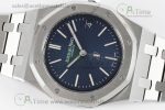 Royal Oak 39mm 16202 "50th Anniversary" SS ZF 1:1 Best Edition Blue Textured Dial on SS Bracelet A7121 - Image 3