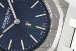 Royal Oak 39mm 16202 "50th Anniversary" SS ZF 1:1 Best Edition Blue Textured Dial on SS Bracelet A7121 - Image 5