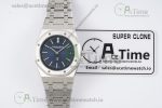 Royal Oak 39mm 16202 "50th Anniversary" SS ZF 1:1 Best Edition Blue Textured Dial on SS Bracelet A7121 - Image 27